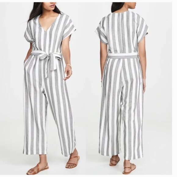 Rails | Angela Cypress Stripe Jumpsuit | Size Medium Women's - Picture 1 of 15